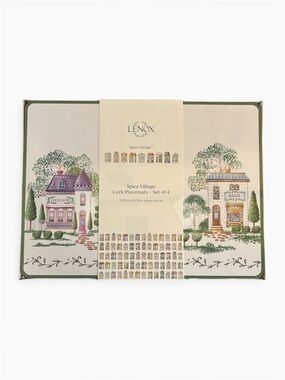 Lenox | Spice Village Set of 4 Cork Placemats